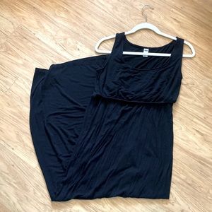 Old Navy maternity/nursing maxi dress